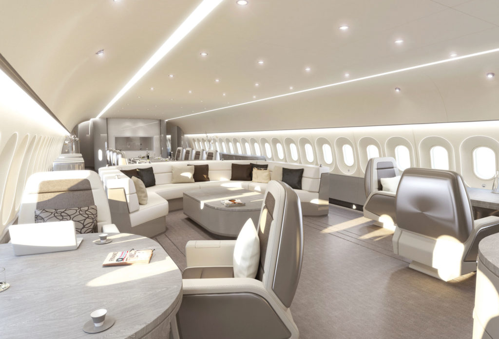 Our top product design firm hired top designer Magnus Skold who previously designed VVIP aircrafts.