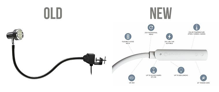 New UberLight Design Versus Old Model