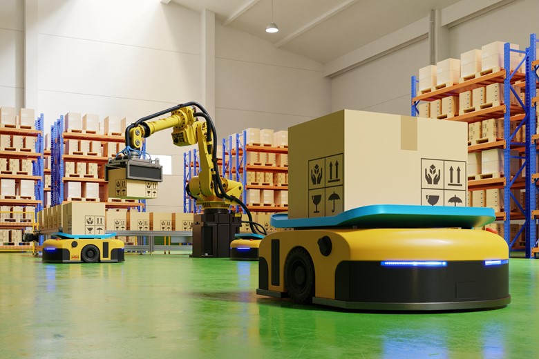 Automated warehouse.