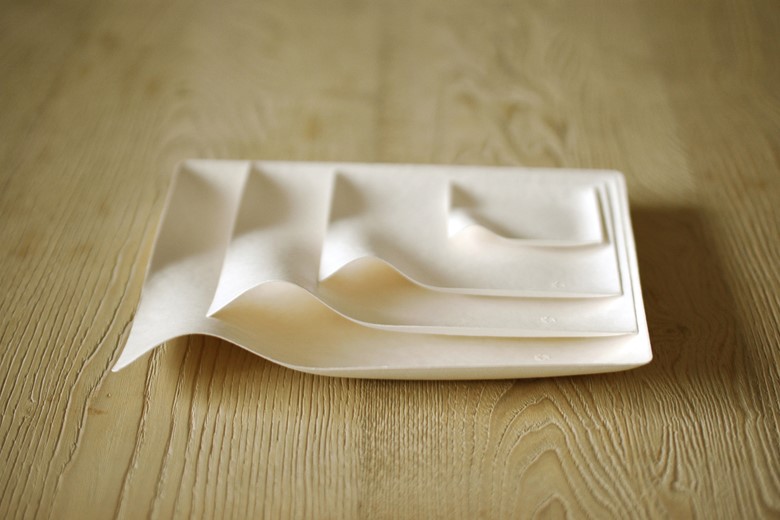 Compostable tableware invention design: WASARA