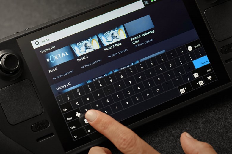 Steam Deck Touchscreen