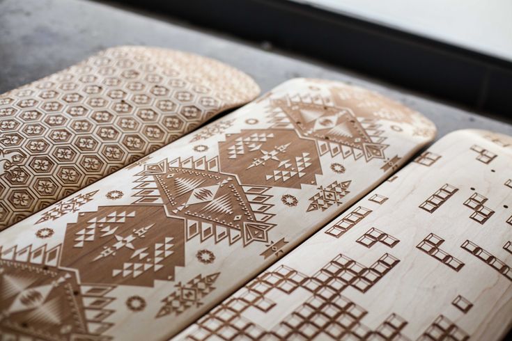 Magnetic Kitchen Inventive Design Laser Engraved Skate Decks